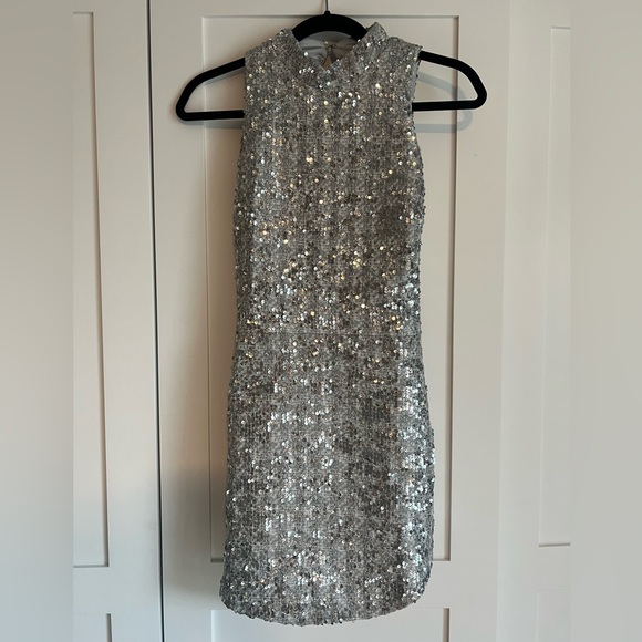 Amanda Uprichard Marshall Mini Dress in Stellar - Picture 2 of 3